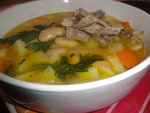 фасолевый суп с сельдереем