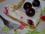 Хмельной вишневый пирог (без выпечки)