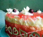 Яблочно – коричный торт с ванильно-яблочной прослойкой или страсти по штруделю :)