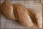 Французский хлеб с маслинами (в духовке)