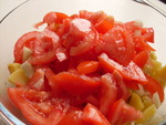 Салат из летних помидоров
