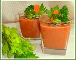 СМУЗИ ОВОЩНОЙ для ужина (из сельдерея, моркови и помидора)