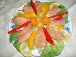 Тапас-закуска из лосося для пикника