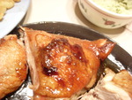курица маринованная и обжаренная в соусе терияки