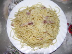 Спагетти карбонара.