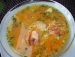 Суп  из рыбы и морепродуктов -вариант !!!!