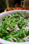 ВСПОМИНАЯ РОЖДЕСТВО 2: салат из зеленой фасоли и зеленого горошка.
