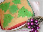 Торт марципановый (новогоднее оформление)
