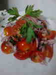 Салат из помидор черри
