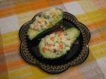 закусочный салат в авакадо