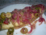 Эскабече из сибаса ( или рыба по-перуански)