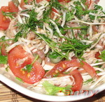 Салат из корневого сельдерея с анчоусами