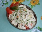 Запеканка с кабачками, баклажанами и мясом