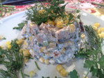 салат  из тунца (весенние мимозы)