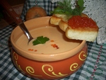 Крем-суп с копченным лососем по-фински
