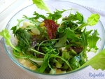 Салат с капустой Мизуна