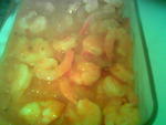 Креветки в нежном томатном соусе