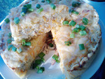 Рыбно-рисовый пирог 