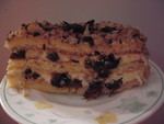 Торт с черносливом и грецкими орехами