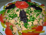 Салат с тунцом 