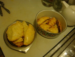 Пирожки из слоённого тесто быстрого приготовления