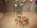 Пирожки с персиками(жареные)