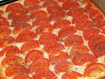 Фокачча со свежими томатами