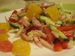 салат Фруктово-овощной