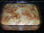 Манник нежный с яблочками и бананом