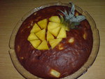 Ананасово-марципановый пирожок