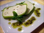 Террин из твороженного сыра с горгонзолой и оливками