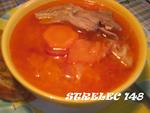 Татарский суп из баранины с чечевицей и рисом.