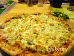 Pizza Hawaii con funghi