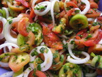 Салат из помидоров болгарский
