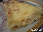 Cannelloni ripieni с ананасом и сыром под сливочно-лимонным соусом