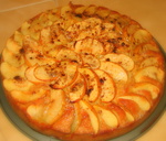 Творожно-яблочный пирог