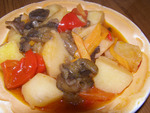 Картошка тушённая с грибами(вариант)