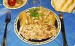 мясной рулет с орехами