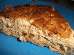 Сырно-лососевый пирог