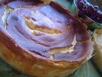 Творожный пирог с персиками-Kasekuchen mit Pfirsichen