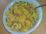 Kартофельно-огуречный салат