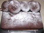 Вишнево-шоколадный кекс