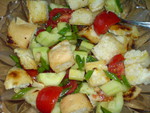 Хлебно-овощной салат