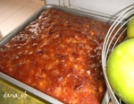 Влажный яблочный пирог с коричной пропиткой